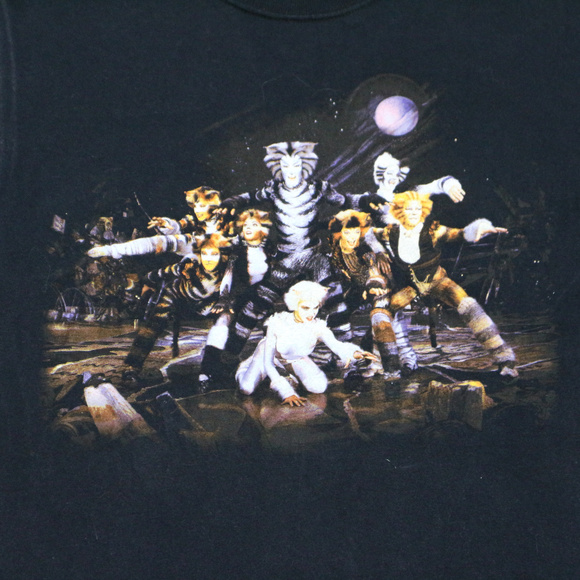 VTG CATS Broadway "West End" 1st Show T-shirt - Picture 2 of 8